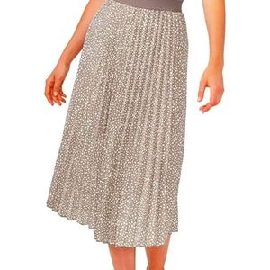 beautifully detailed pleated midi skirt Size Large